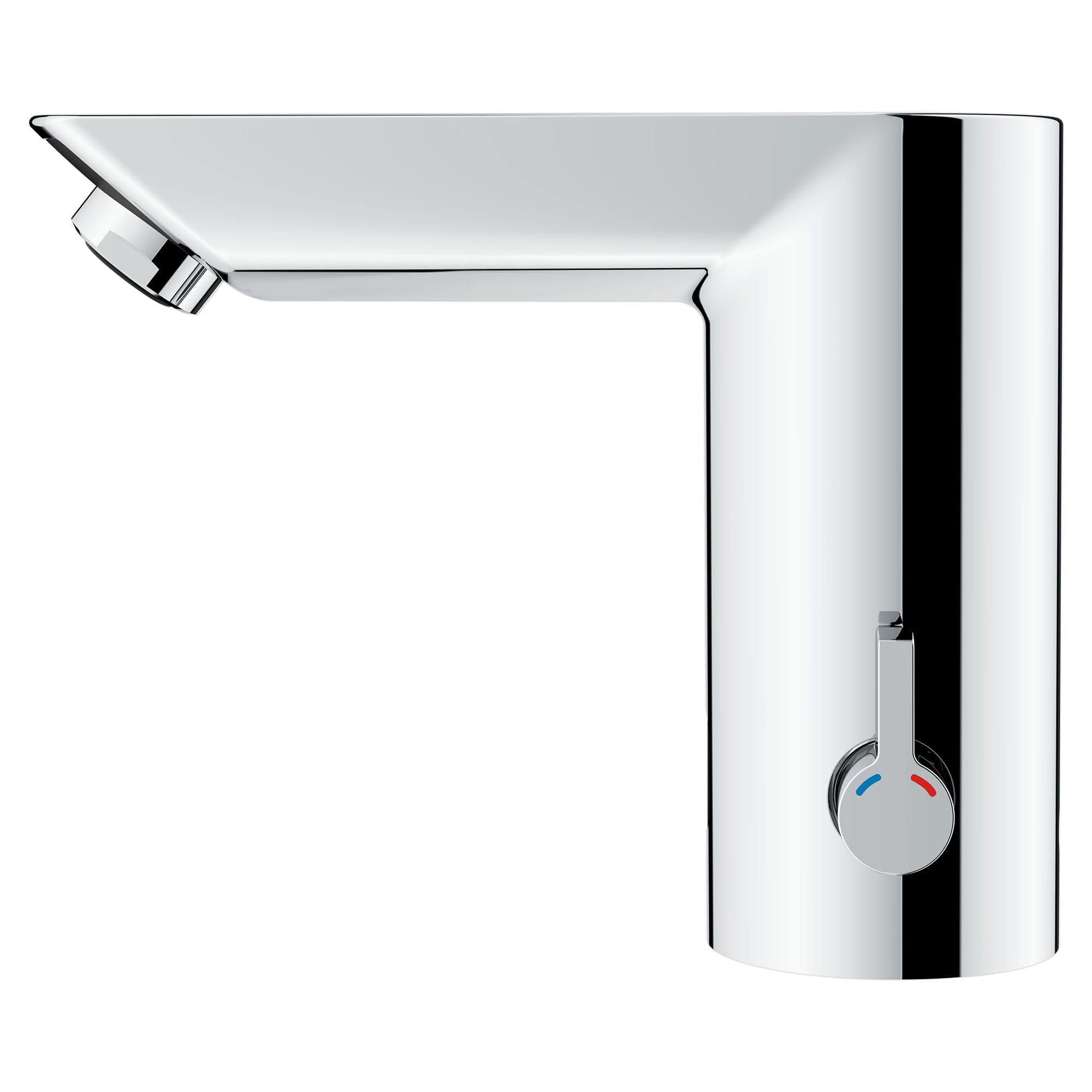 E Touchless Electronic Faucet with Temperature Control Lever, Battery